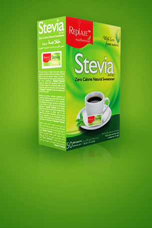 replaze naturale stevia sachets